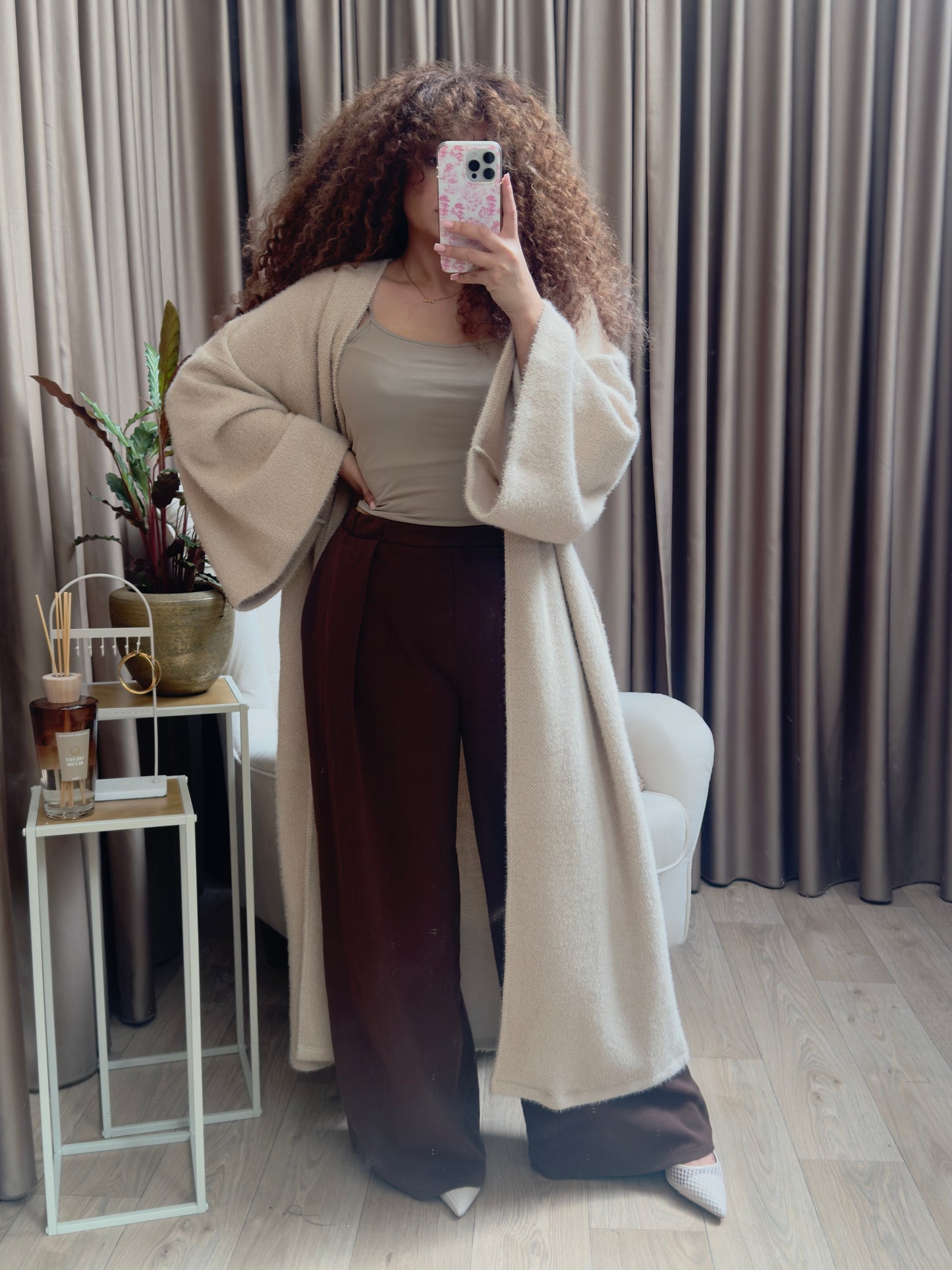 Merve coat crème