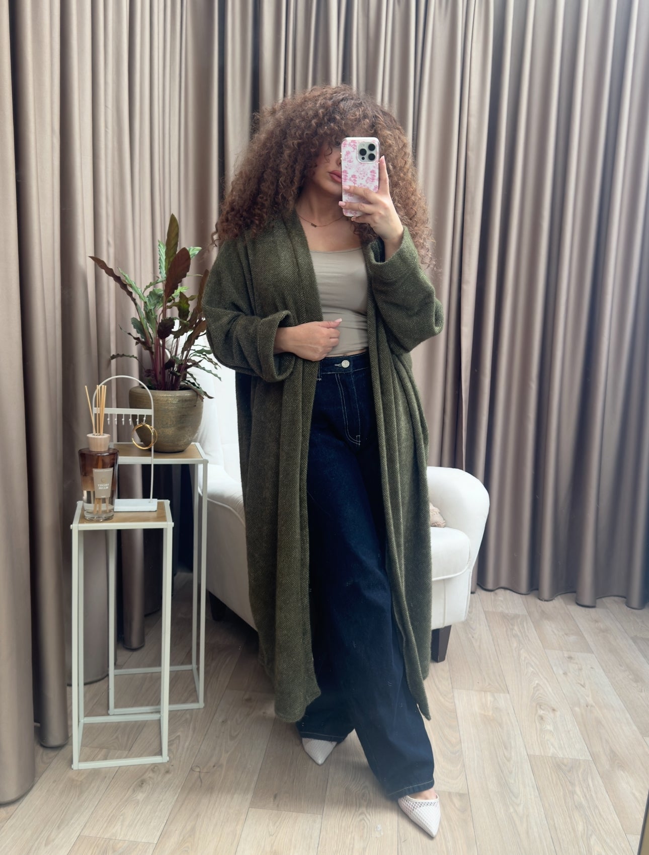 Merve coat olive