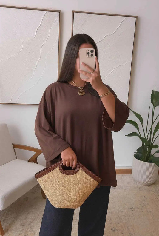 Luna shirt Brown