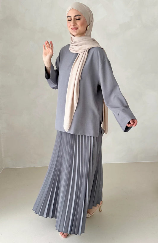 Asma skirt dark Grey