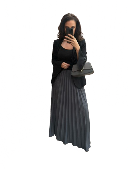 Asma skirt dark Grey