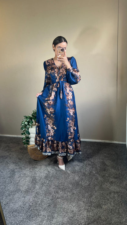 Megan maxi dress blue