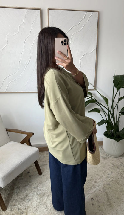 Lukana t-shirt kaki