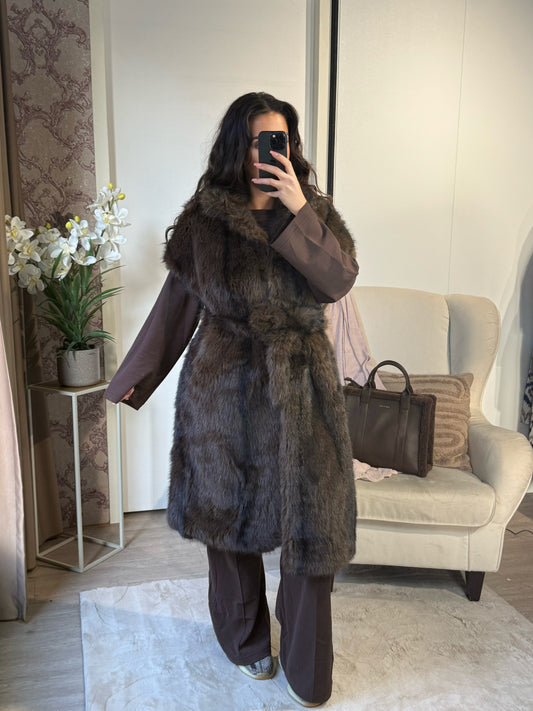 Jenaia bodywarmer brown