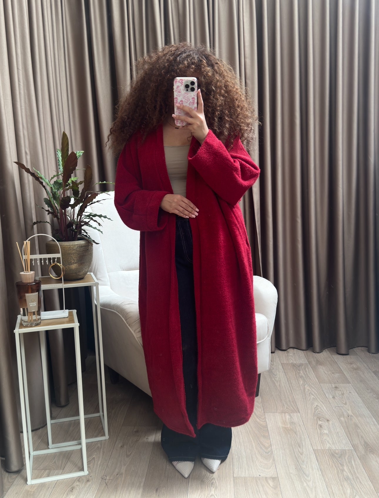 Merve coat red