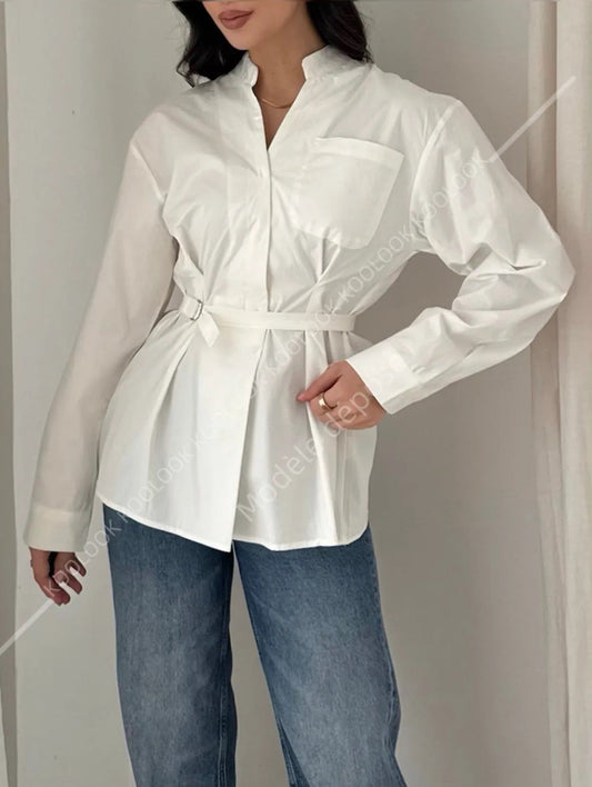 Nowa blouse white