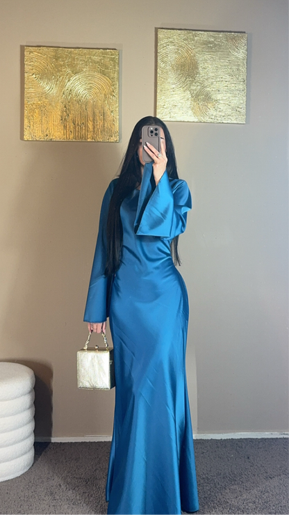 Sara dress blue