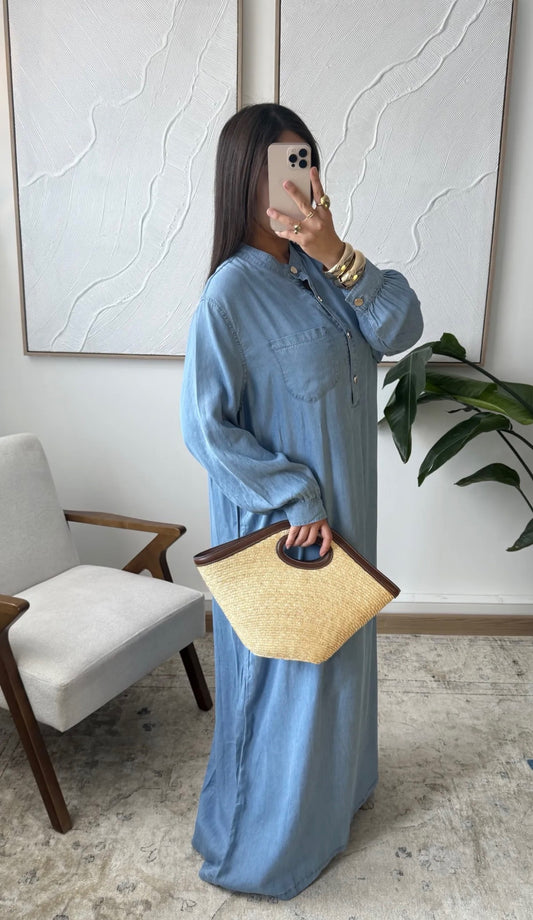 Julia jeans dress - Light blue