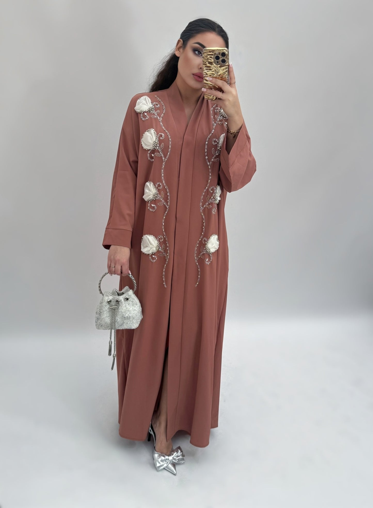 Flora abaya oudroze