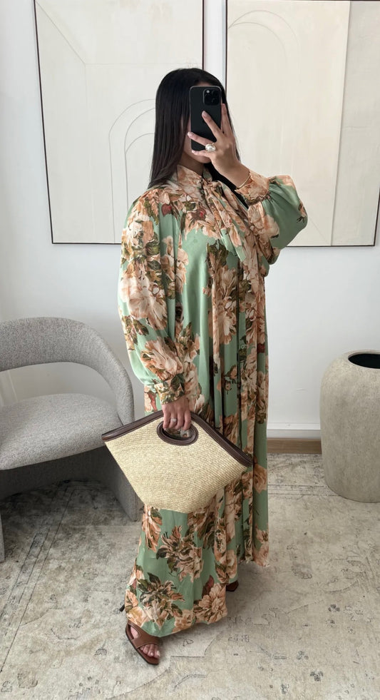 Nimaya Flower dress mint
