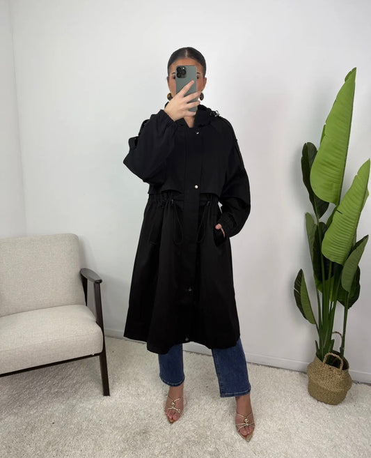 Linde trenchcoat black