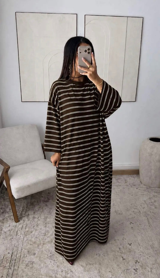 Lilly t-shirts dress Brown
