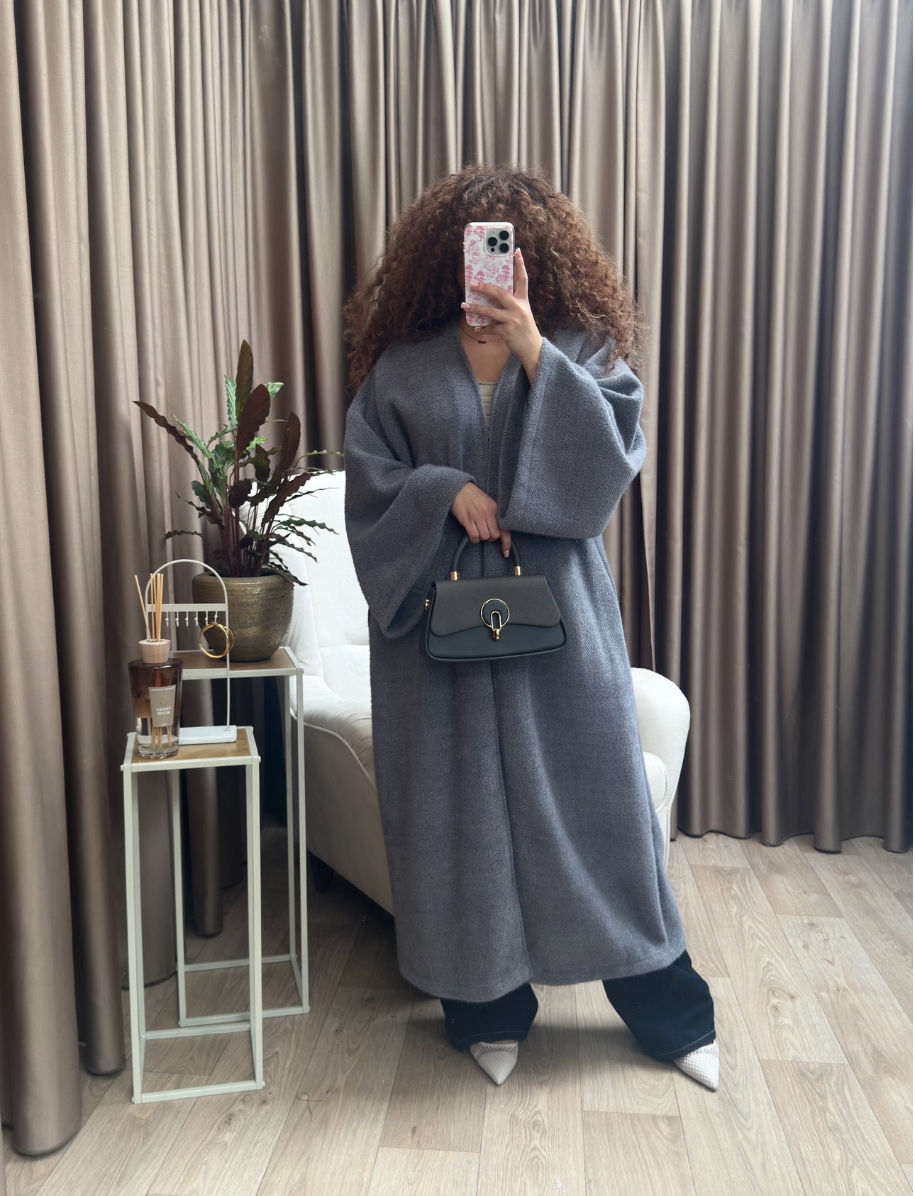 Merve coat grey