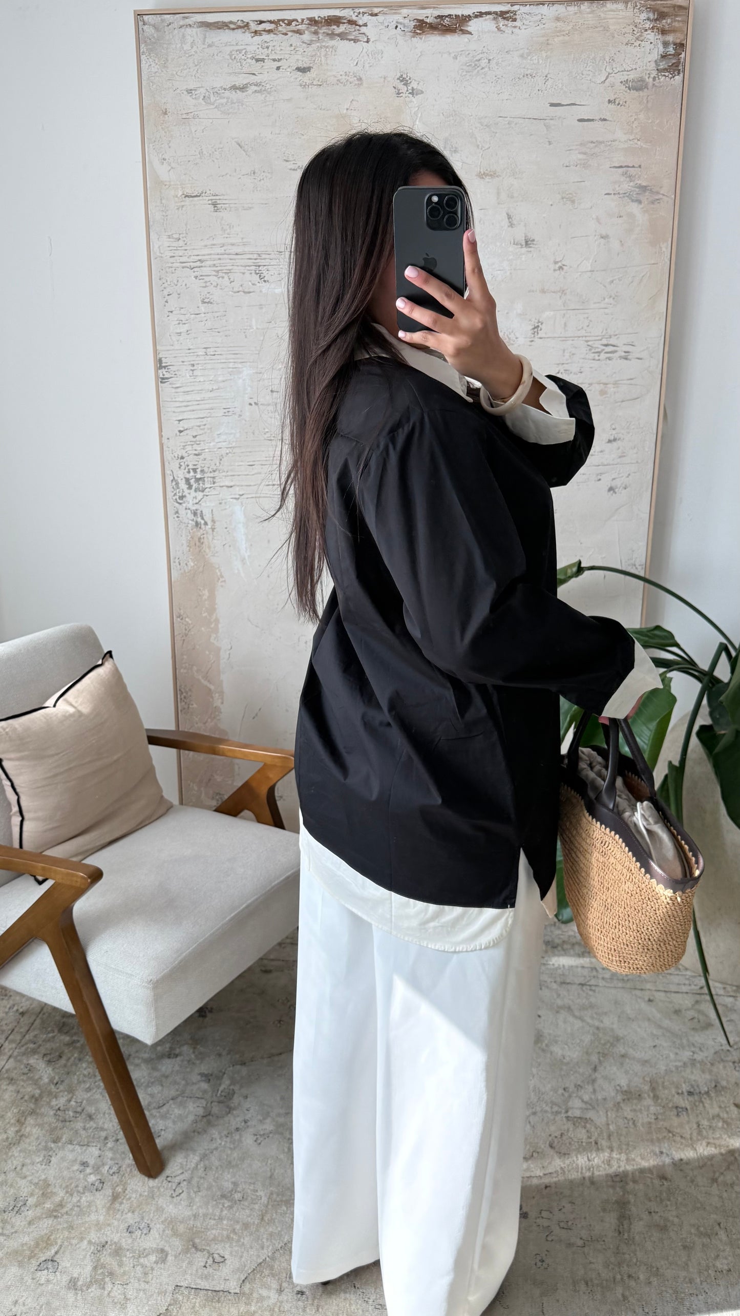 Lois blouse zwart