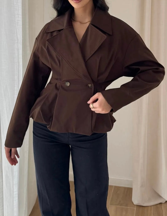 Louise jacket Brown