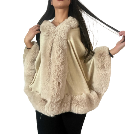 Poncho Beige