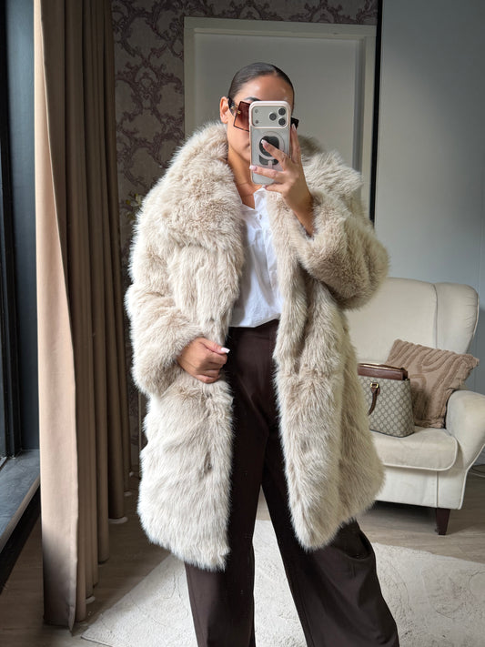 Fluf crème faux fur