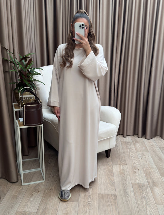Tara sweater dress crème
