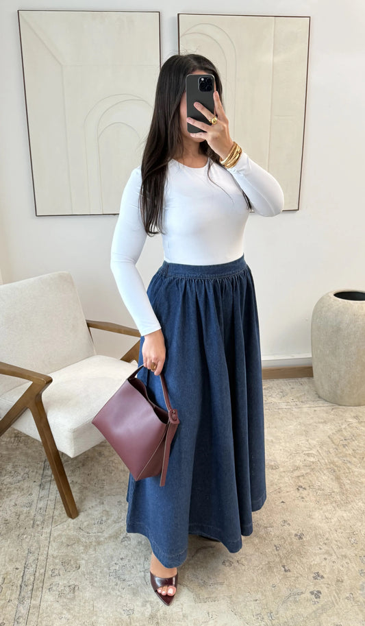 Romy Jeans-skirt blue