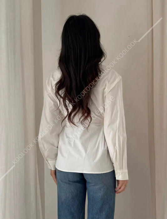 Nowa blouse white