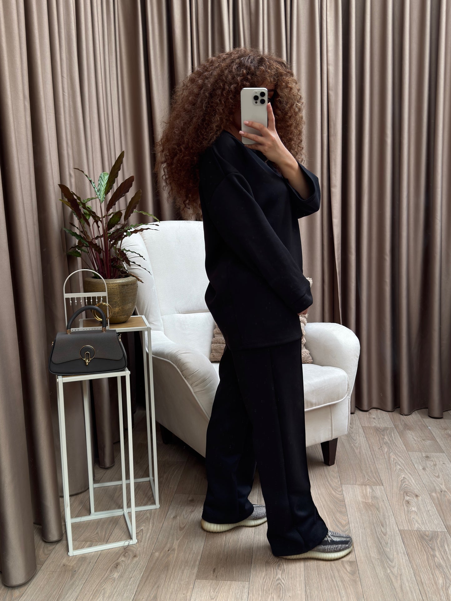 Lara lounge set Black