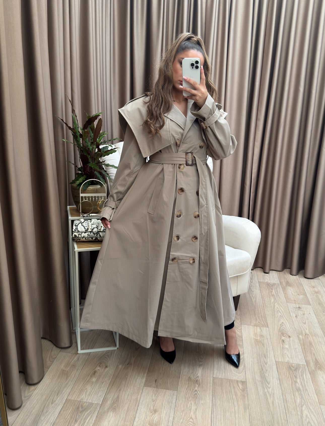 Lola trenchcoat long