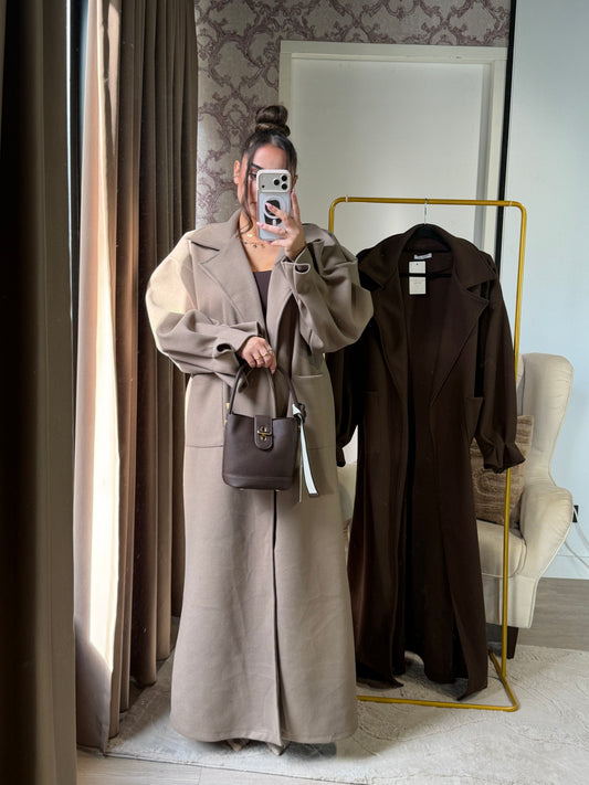 Lilly coat taupe