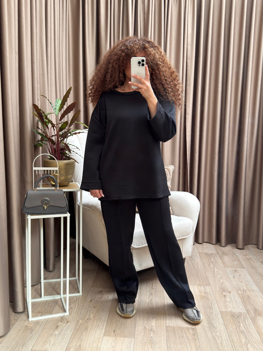 Lara lounge set Black