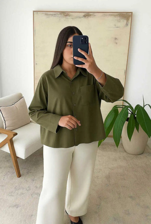 Chanty blouse kaki