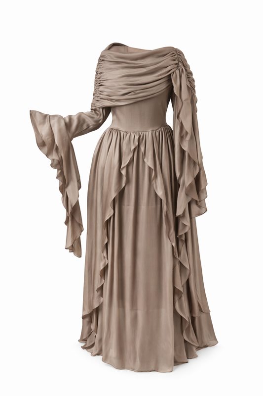 Farah dress taupe