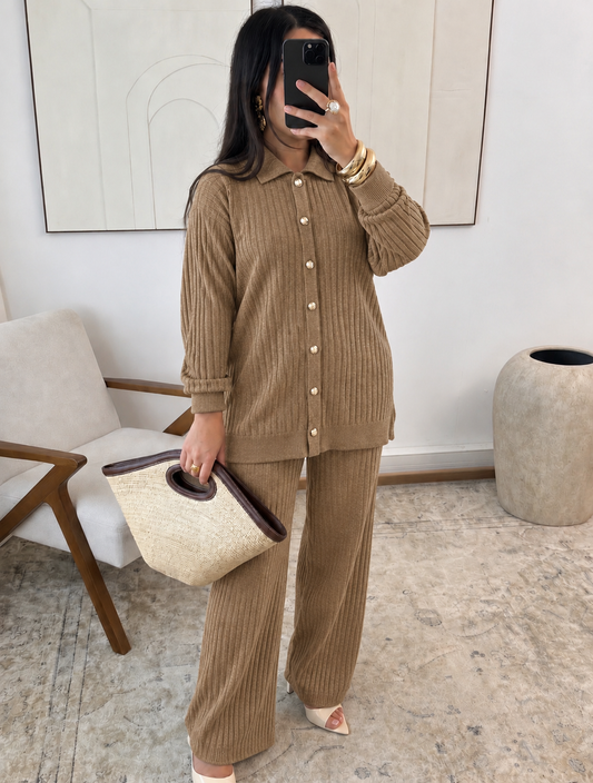 Babz loungewear set camel