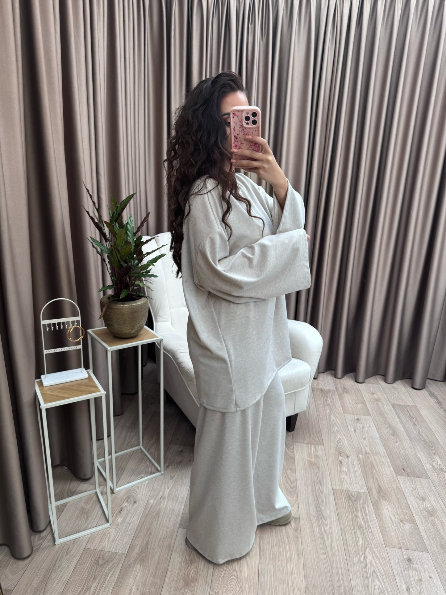 Yousra lounge set crème