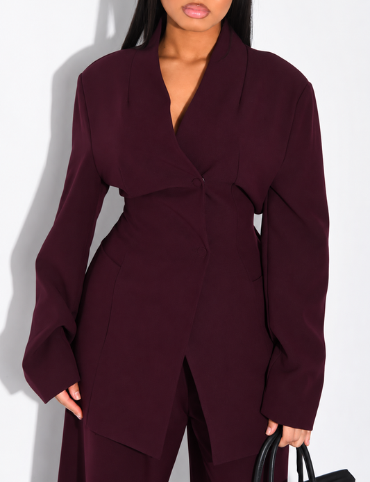 Lolita blazer set Bordeaux/plum