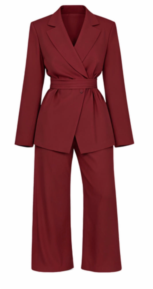 Dona rode 2-delige set, one size