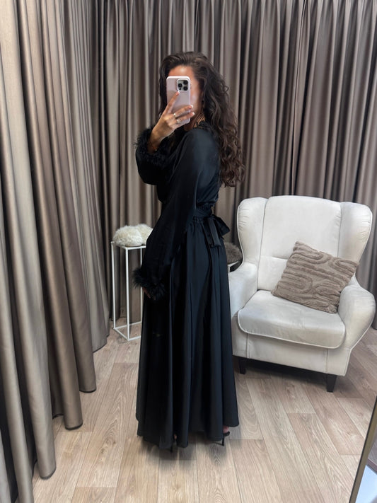 Suesi skirt & blouse Black