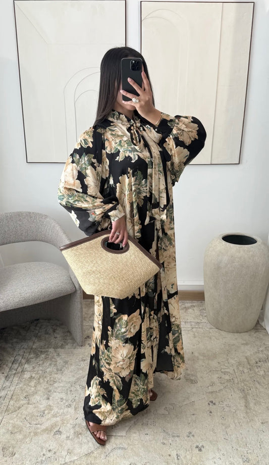 Nimaya Flower dress black
