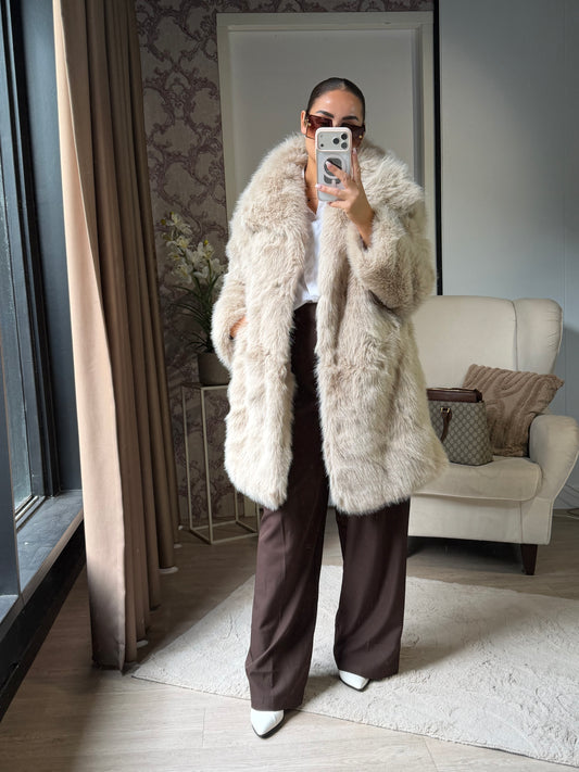 Fluf crème faux fur