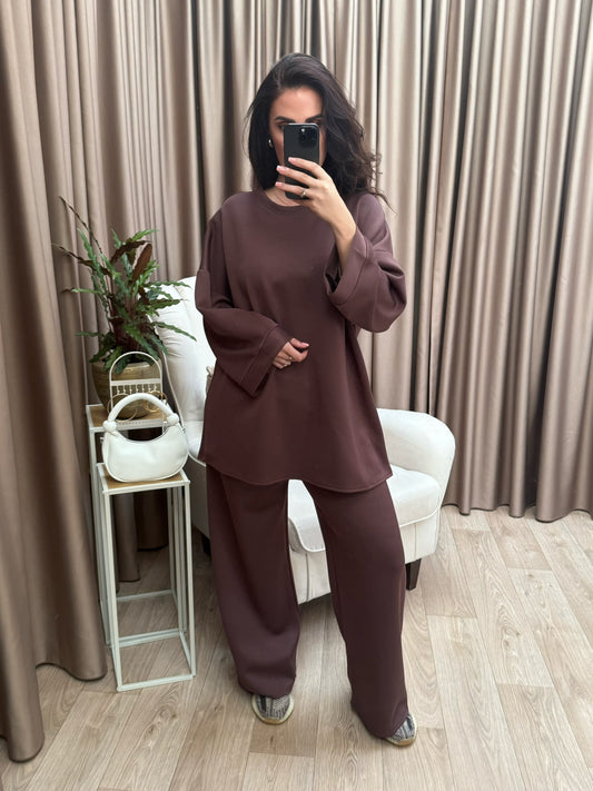 Nora lounge-wear Brown