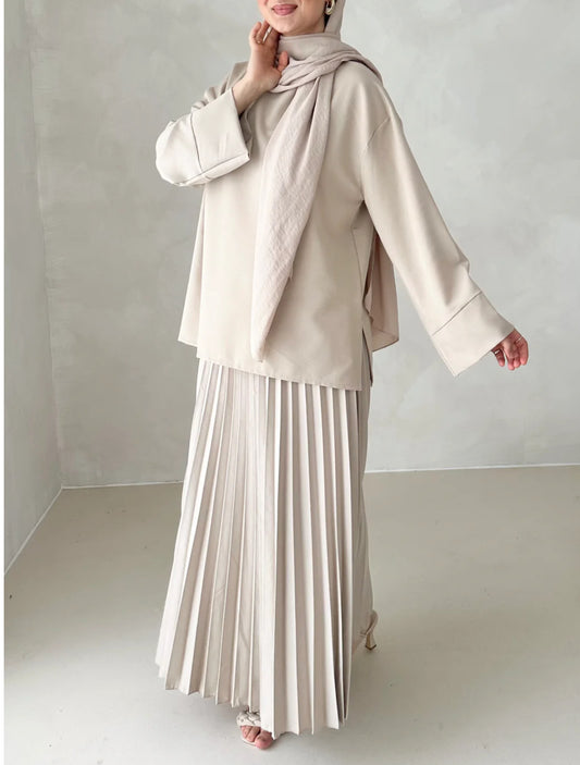 Asma skirt beige