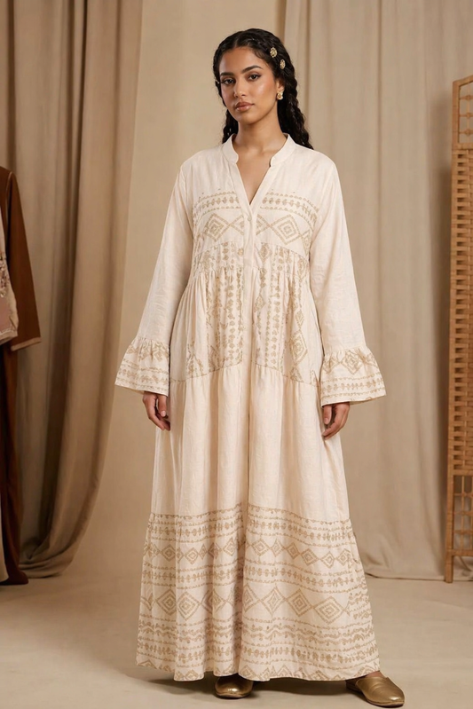 Dilara dress crème