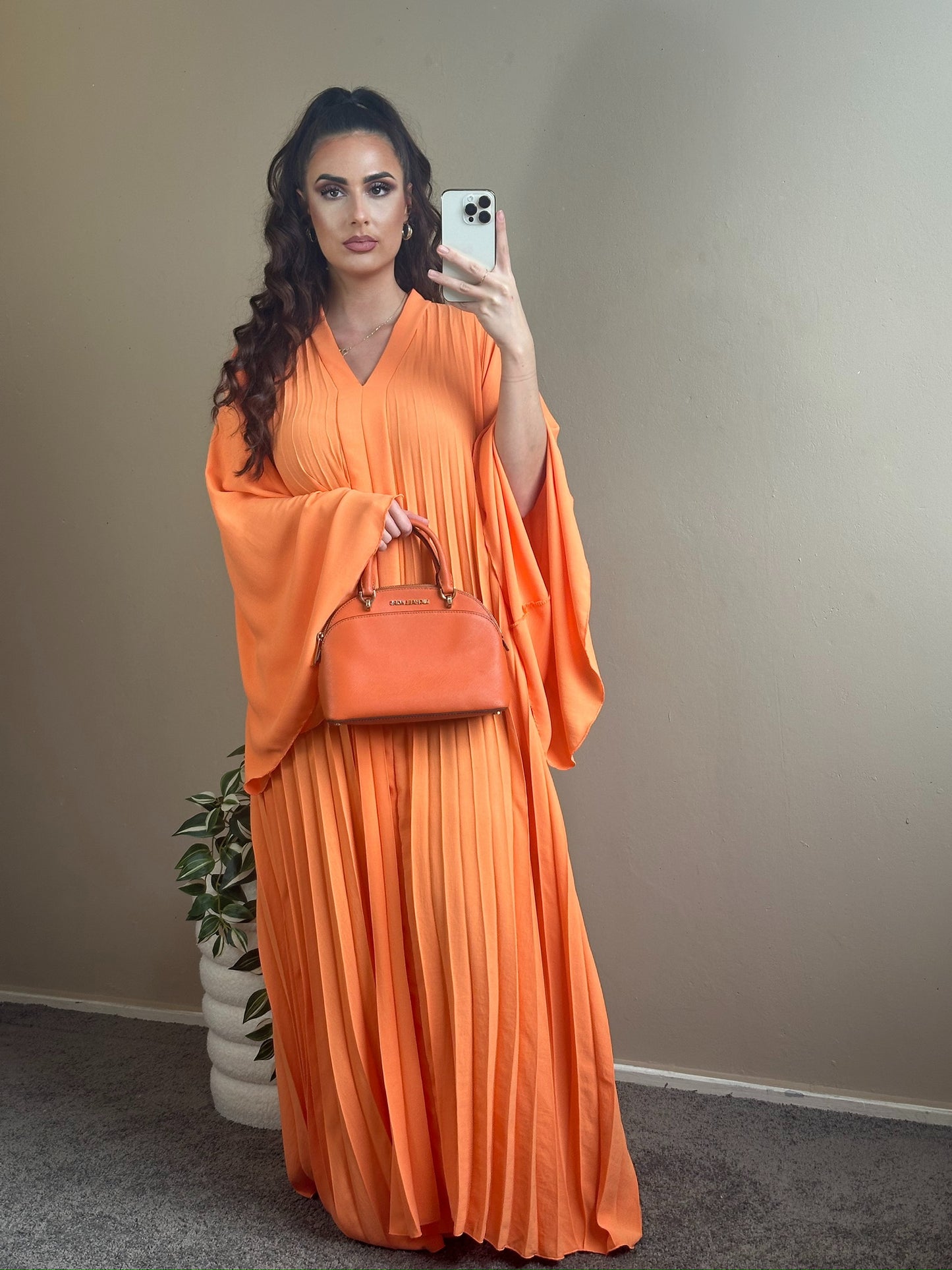 Neyla maxi dress orange