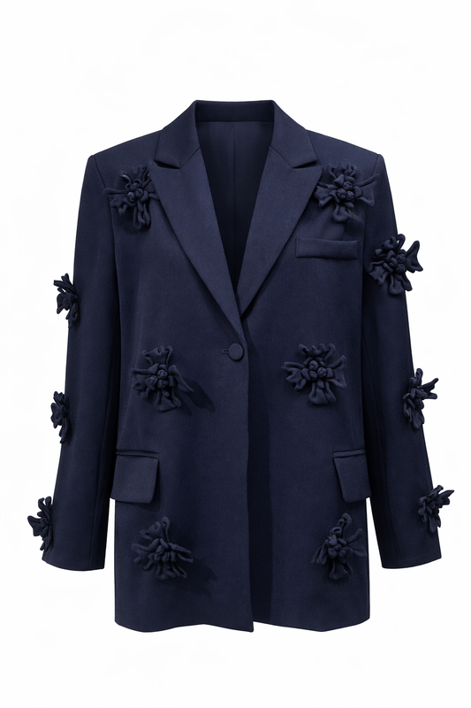 Flower colbert Navy blue