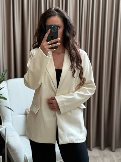 Baddie blazer crème