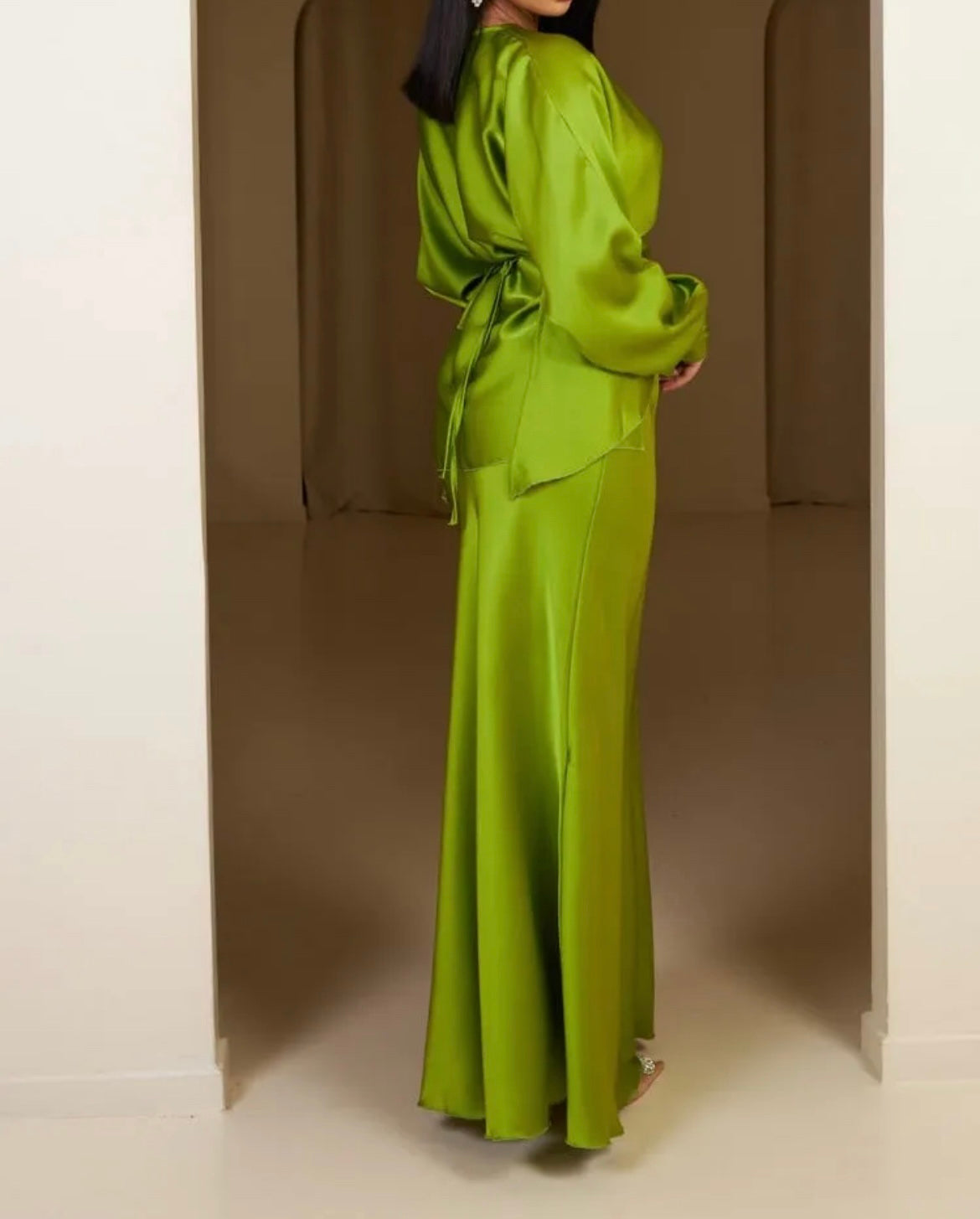 Marwa two-piece Apple-green