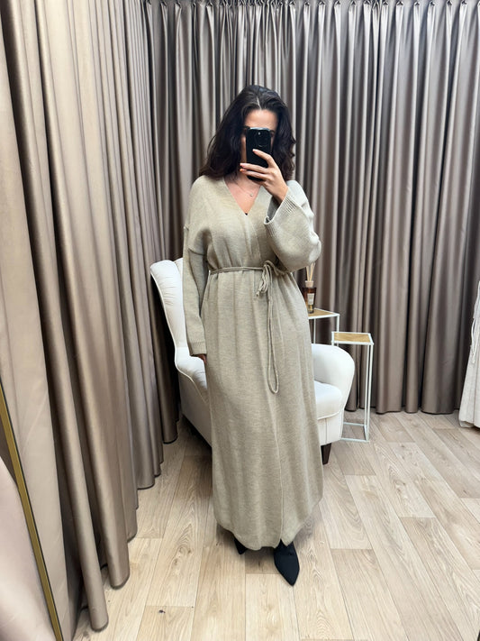 Suad taupe “extra long”