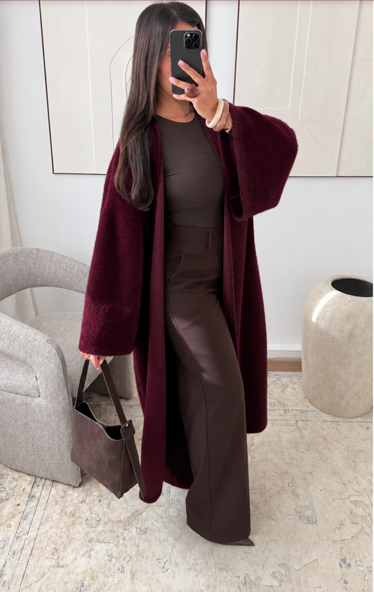 Merve jas rood