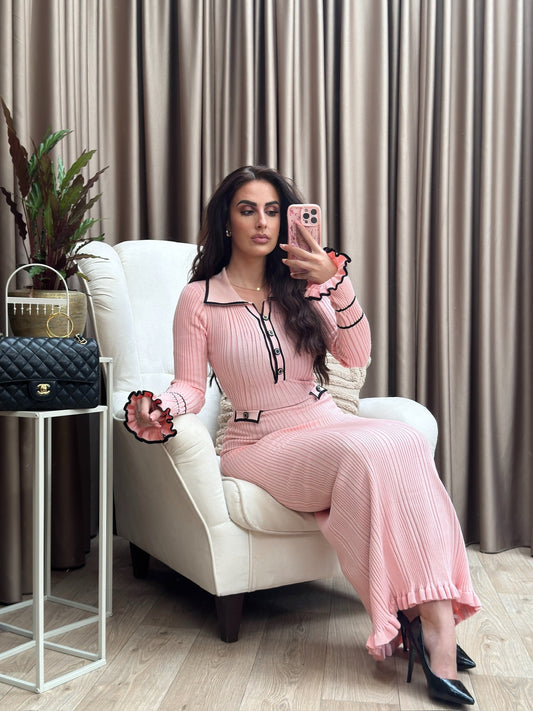 Tyra maxi dress pink