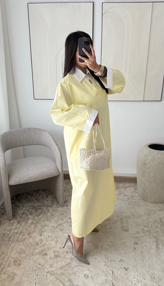 Malika blouse - butter yellow