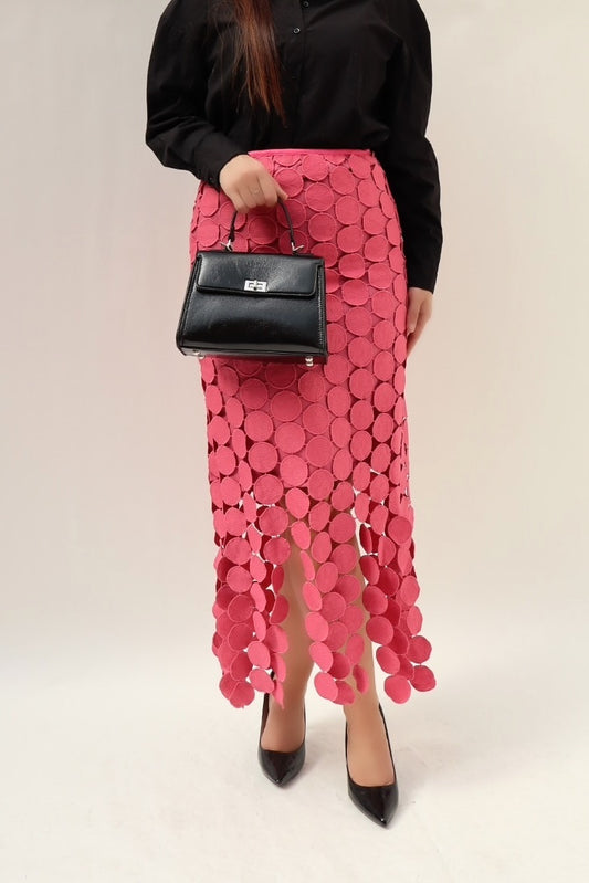 Rosa midi rok