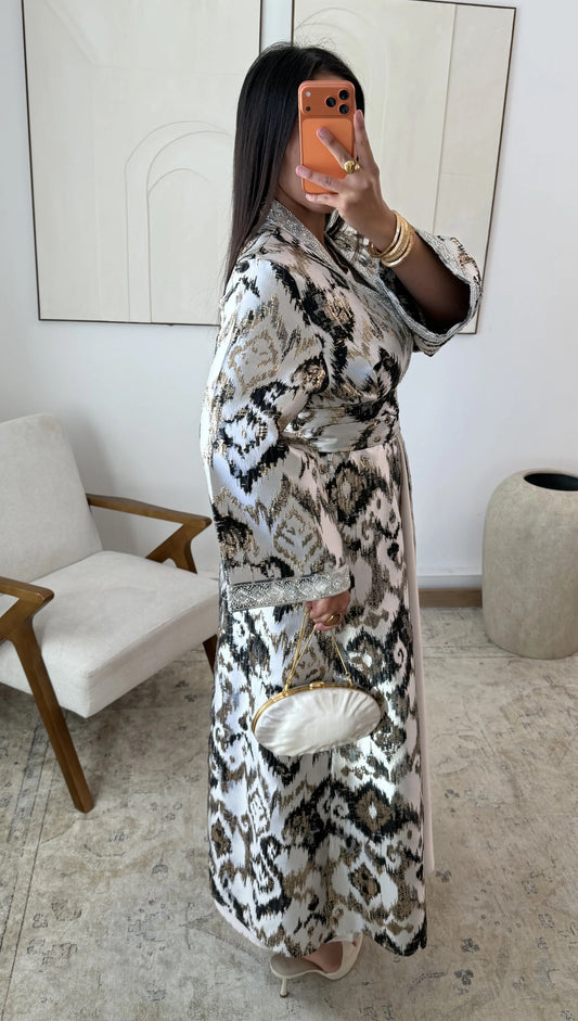 Wassima Dubai abaya Black